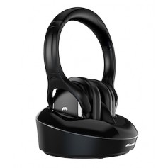 CUFFIA PER TV WIRELESS OTTICO COAX JACK CON BASE