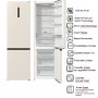 FRIGO COMBINATO 331LT CLASSE E NO FROST SABBIA