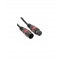 CAVO AUDIO XLR 3 PIN 10 METRI NERO