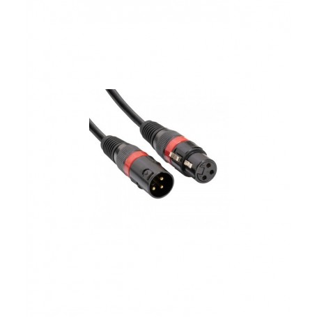 CAVO AUDIO XLR 3 PIN 10 METRI NERO