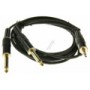 CAVO AUDIO 2 JACK DA 6,3MM A JACK 3,5MM 3MT NERO
