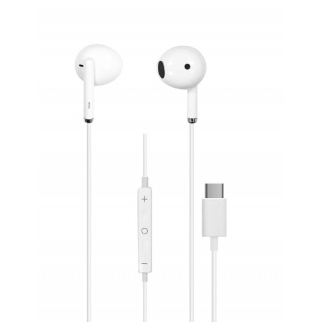 CUFFIE AURICOLARI A FILO TYPE C 120CM BIANCO
