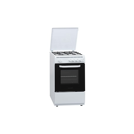 CUCINA A GAS 4 FUOCHI 50X50 FORNO GAS BIANCA