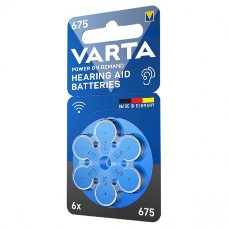 BATTERIA 675 PER APPARECCHI ACUSTICI 6PZ