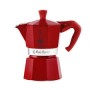 CAFFETTIERA 3 TAZZE COLOR ROSSO