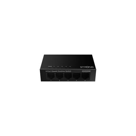 SWITCH 5 PORTE 10/100/1000MBPS GIGABIT METALLO