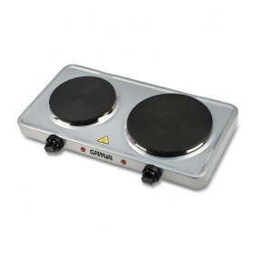 Fornello Elettrico 1000/1500watt 2 Piastre 5 Temp.