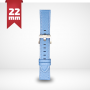 CINTURINO IN PELLE PER SMARTWATCH 22MM BLU