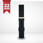 CINTURINO IN SILICONE PER SMARTWATCH 22MM NERO