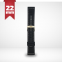 CINTURINO IN SILICONE E NYLON SMARTWATCH 22MM NERO