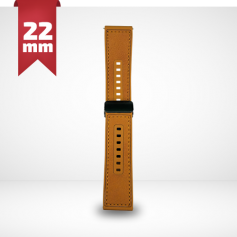 CINTURINO IN PELLE PER SMARTWATCH 22MM ORANGE