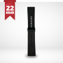 CINTURINO IN PELLE E SILICONE SMARTWATCH 22MM BLU