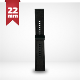 CINTURINO IN PELLE E SILICONE SMARTWATCH 22MM BLU