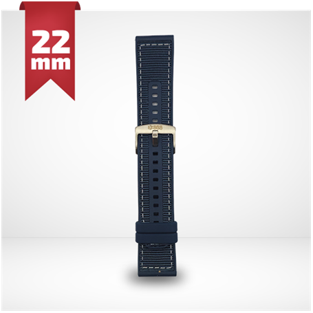 CINTURINO IN SILICONE PER SMARTWATCH 22MM BIANCO