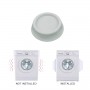 SET PIEDINI IN GOMMA ANTIVIBRAZIONE PER LAVATRICE