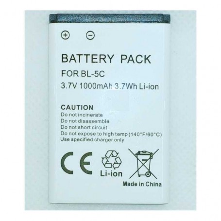 BATTERIA COMPATIBILE AL LITIO BL-5C NOKIA 3650
