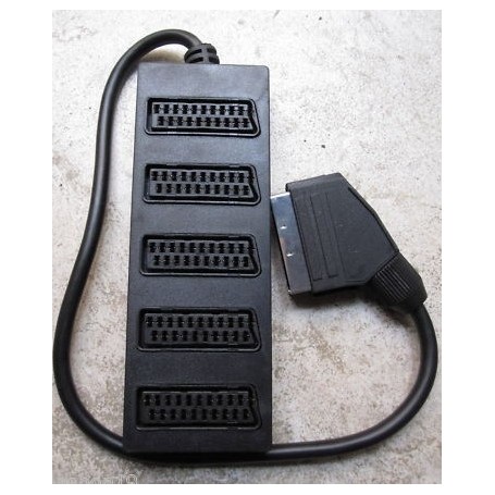 PRESA MULTIPLA 5 POSTI SCART