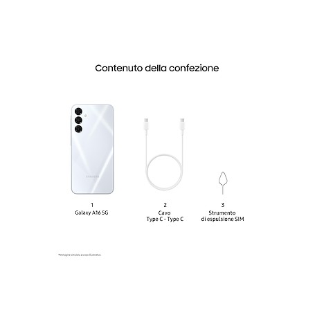 SAMSUNG GALAXY A16 128GB ROM 4GB RAM ITA GREY