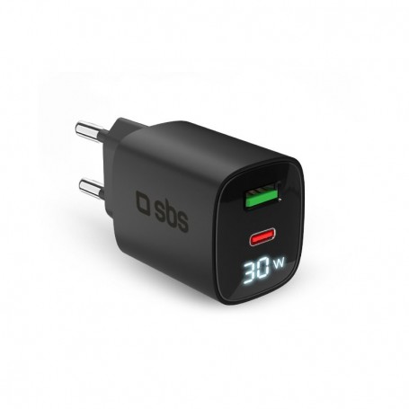 CARICATORE DA RETE 30WATT 1USB-C 30WATT 1USB 18WAT