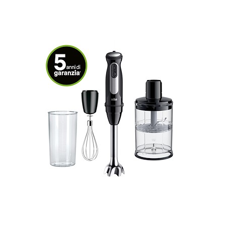 FRULLATORE AD IMMERSIONE 1000WATT 0,5LT CON ACC