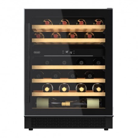 CANTINA VINO CLASSE F 134LT DOPPIA ZONA NERO