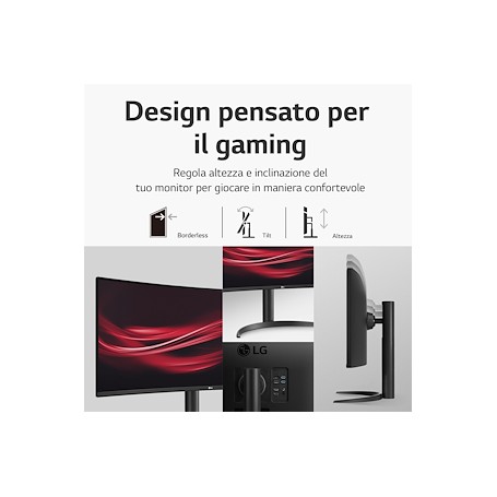 MONITOR 34 LED 21:9 1MS 160HZ 14WATT CURVO