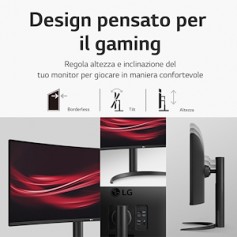 MONITOR 34 LED 21:9 1MS 160HZ 14WATT CURVO