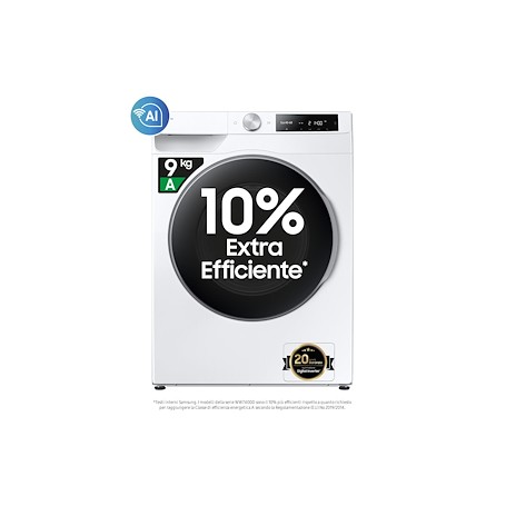 LAVATRICE 9KG 1400GIRI CLASSE A INVERTER VAPORE