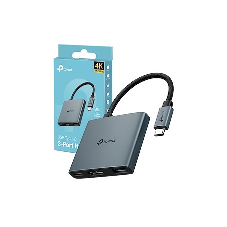 HUB 3IN1 MULTIPORTA USB-A/USB-C/HDMI