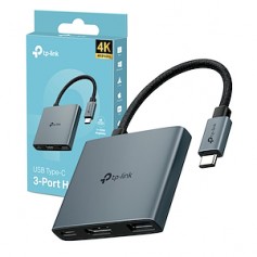 HUB 3IN1 MULTIPORTA USB-A/USB-C/HDMI
