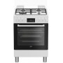 CUCINA A GAS 4FUOCHI 60X60CM FORNO+GRILL ELETT WH