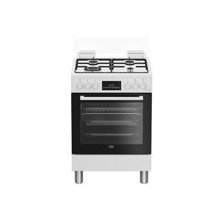 CUCINA A GAS 4FUOCHI 60X60CM FORNO+GRILL ELETT WH