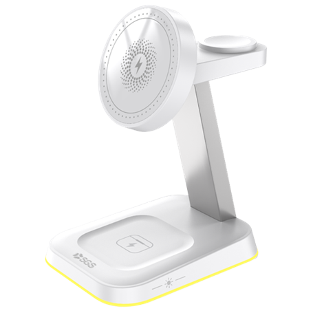 STAZIONE DI RICARICA WIRELESS 3IN1 15WATT 5WATT 2W