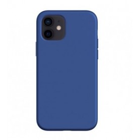 CUSTODIA IN SILICONE AZZURRA PER IPHONE 15 PLUS