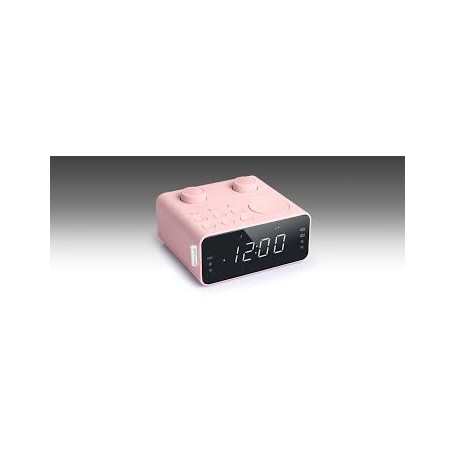RADIOSVEGLIA DIGITALE CON AM/FM ROSA