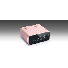 RADIOSVEGLIA DIGITALE CON AM/FM ROSA