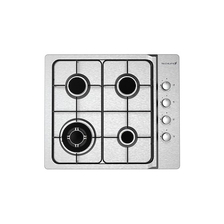 PIANO COTTURA A GAS 4 FUOCHI 60CM COMANDI LAT INOX