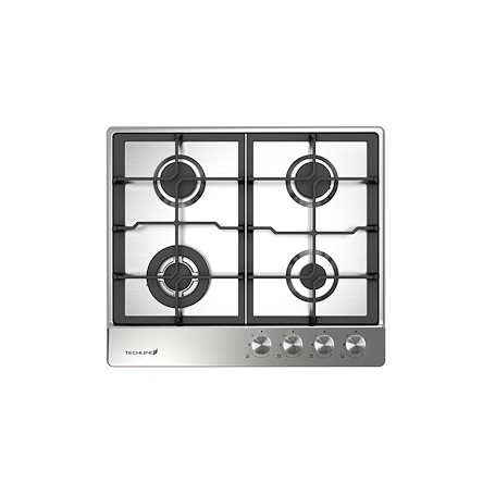 PIANO COTTURA A GAS 4 FUOCHI 60CM COM FRONT GHISA