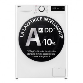 LAVATRICE 9 KG 1400GIRI CLASSE A-10% INV VAPORE