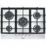 PIANO COTTURA A GAS 5 FUOCHI 70CM INOX GHISA