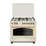 CUCINA A GAS 5 FUOCHI 90X60 PANNA FORNO GAS + GRIL