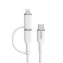 CAVO DATI DA TYPE C A LIGHTNING TYPE C 2IN1 100CM