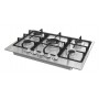 PIANO COTTURA A GAS 5 FUOCHI 70CM INOX GHISA