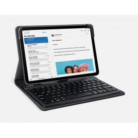 Custodia A Libro Per Tablet Up To 11" Con Tastiera