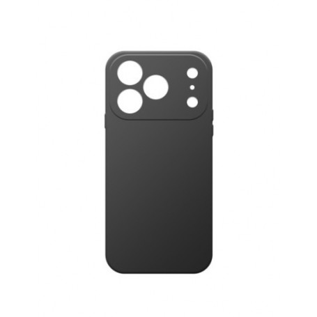 CUSTODIA IN SILICONE NERO PER IPHONE 17 PRO