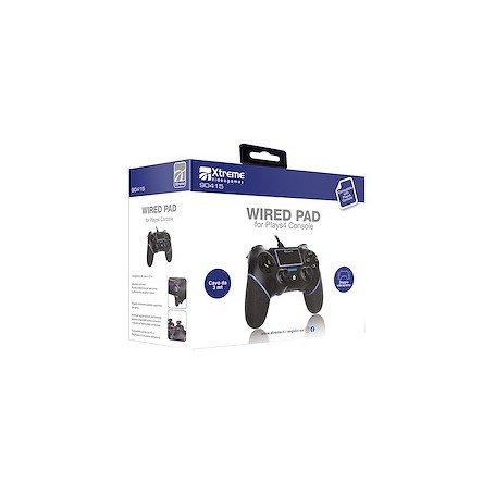 JOYPAD PER PS4 CON FILO COMPATIBILE NERO