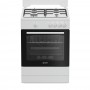CUCINA A GAS 4 FUOCHI 60CM FORNO A GAS BIANCO