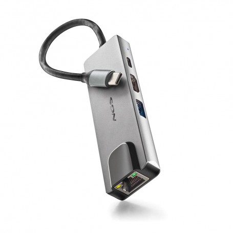 HUB 4 PORTE 1USB 1HDMI 1USB 1RJ45 3.0 TYPE-C