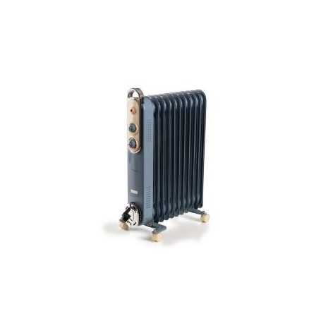 RADIATORE AD OLIO 2500WATT 3LIVELLI 11ELEMENTI BLU
