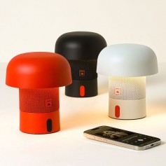 SPEAKER BLUETOOTH CON LAMPADA DIMMERABILE ROSSO